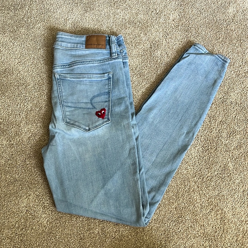 American Eagle NE(X)T Level Stretch High Rise Jegging, Size 4